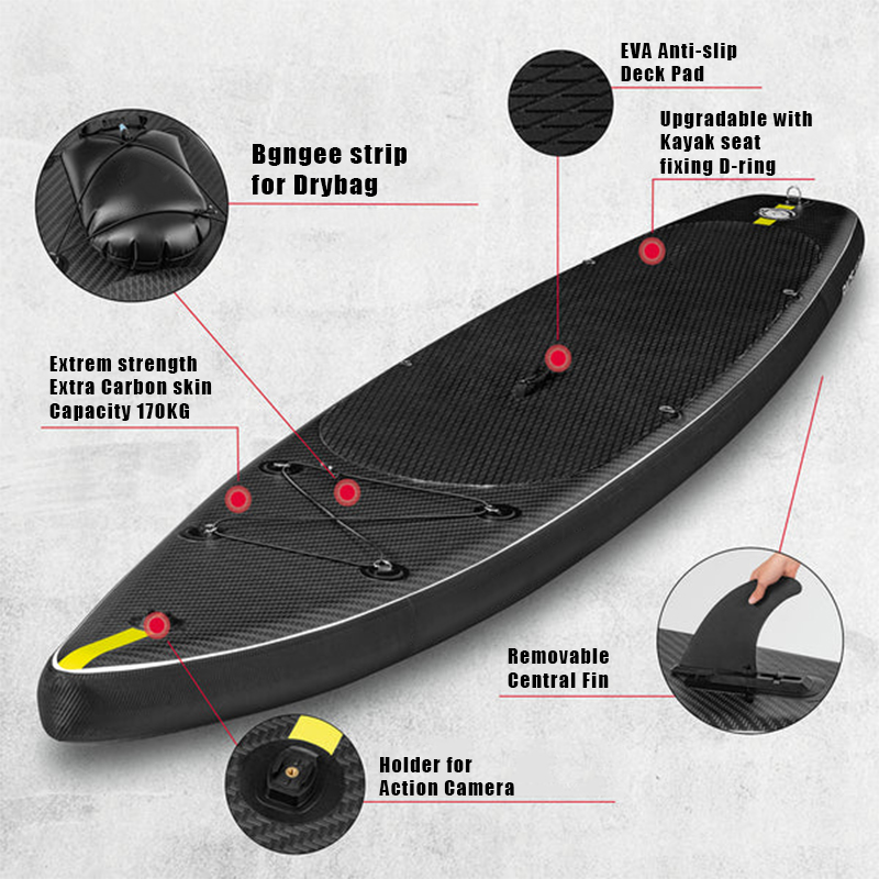 SUP (САП) ДОСКА MISHIMO CARBON DARKSIDE 11’ (335СМ) в Рязани