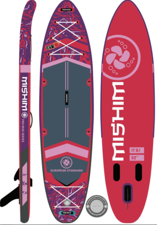 SUP (САП) Доска MISHIMO PRO-MAX Viva Magenta 10.8’ (330см) в Рязани