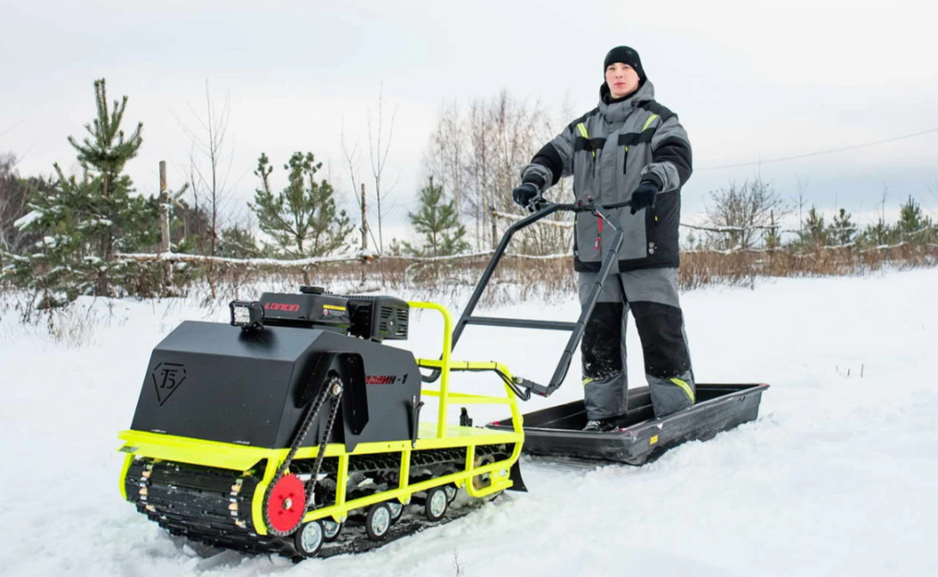 Мотобуксировщик Бурлак ХОЗЯИН-1 (капот металл) в Рязани