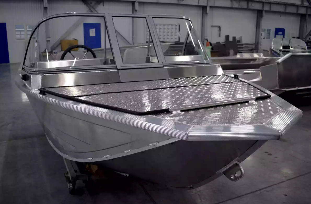 Алюминиевый катер Неман-450 DC NEW без покраски в Рязани