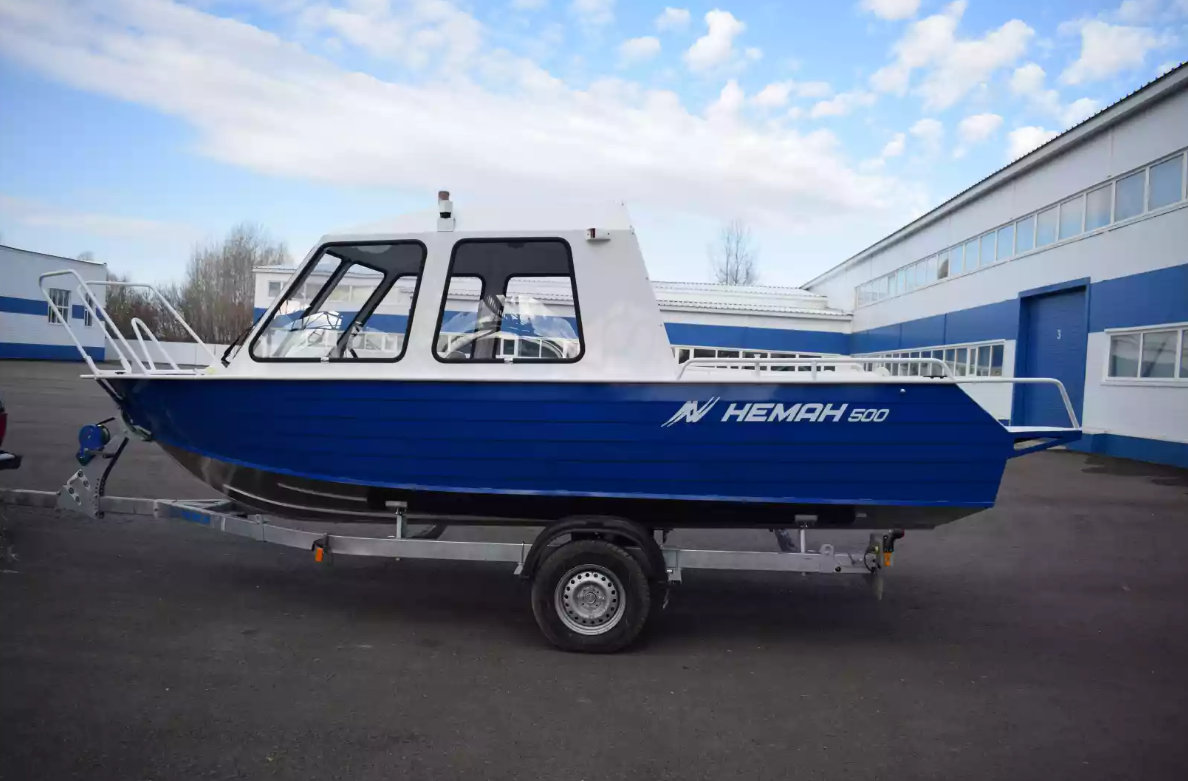 Алюминиевый катер Неман-500 (закрытая рубка) в Рязани