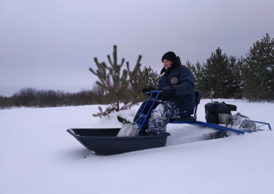 Мотобуксировщик толкач Альбатрос-XL8 с модулем. С фарой, склизы в Рязани