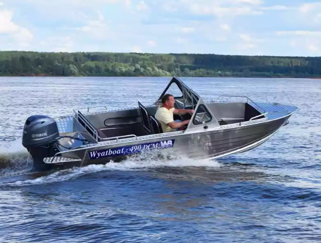 Алюминиевый катер Wyatboat-490 DCM Pro в Рязани