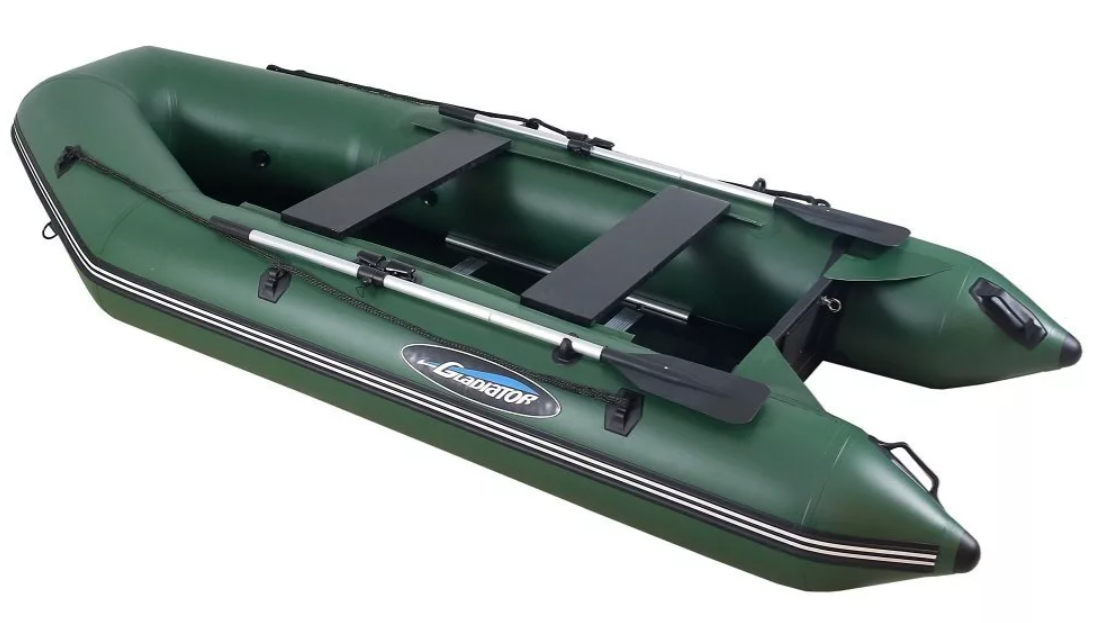 МОТОРНО-ГРЕБНАЯ ЛОДКА ПВХ GLADIATOR А 340 ТК С ФАНЕРНЫМ ПОЛОМ в Рязани