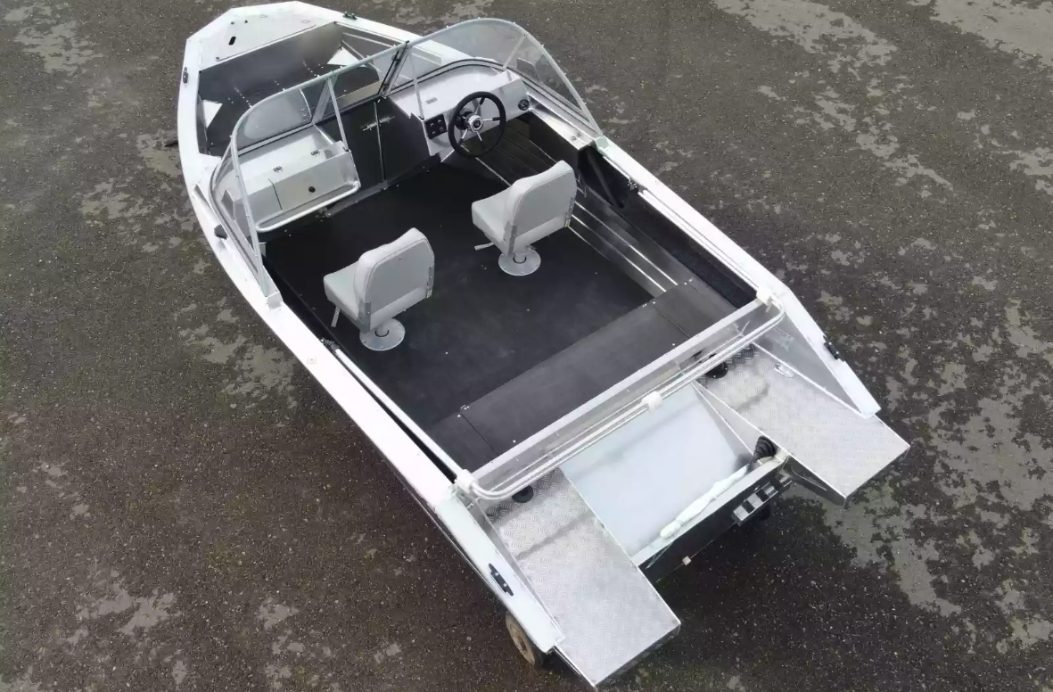 Алюминиевый катер Неман-450 DC NEW без покраски в Рязани