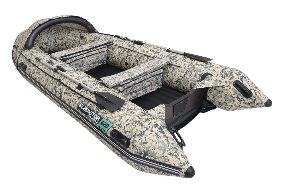 НАДУВНАЯ ЛОДКА GLADIATOR E450PRO в Рязани