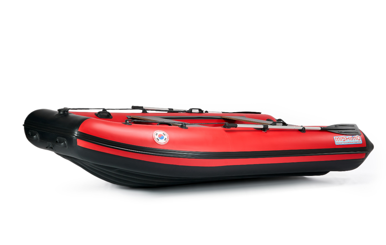 КОМПЛЕКТ ЛОДКА MISHIMO RAPID 380 + ЛОДОЧНЫЙ МОТОР MARLIN MP 9.9 (20) AMHS PROLINE FORCE в Рязани