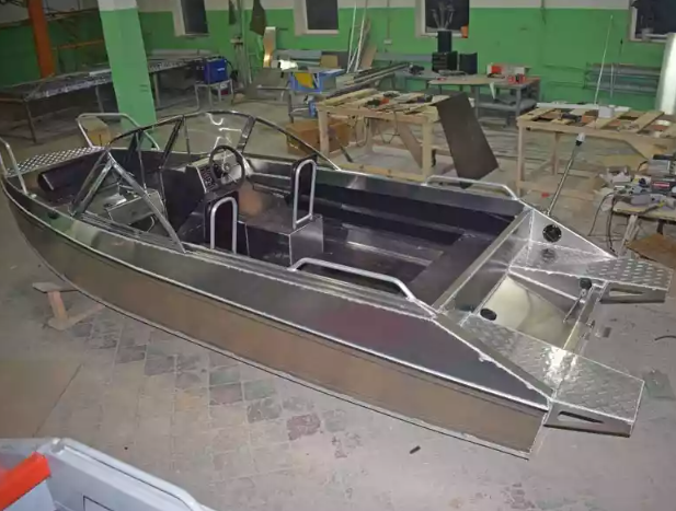 Алюминиевый катер Неман-500 DC (без покраски) в Рязани