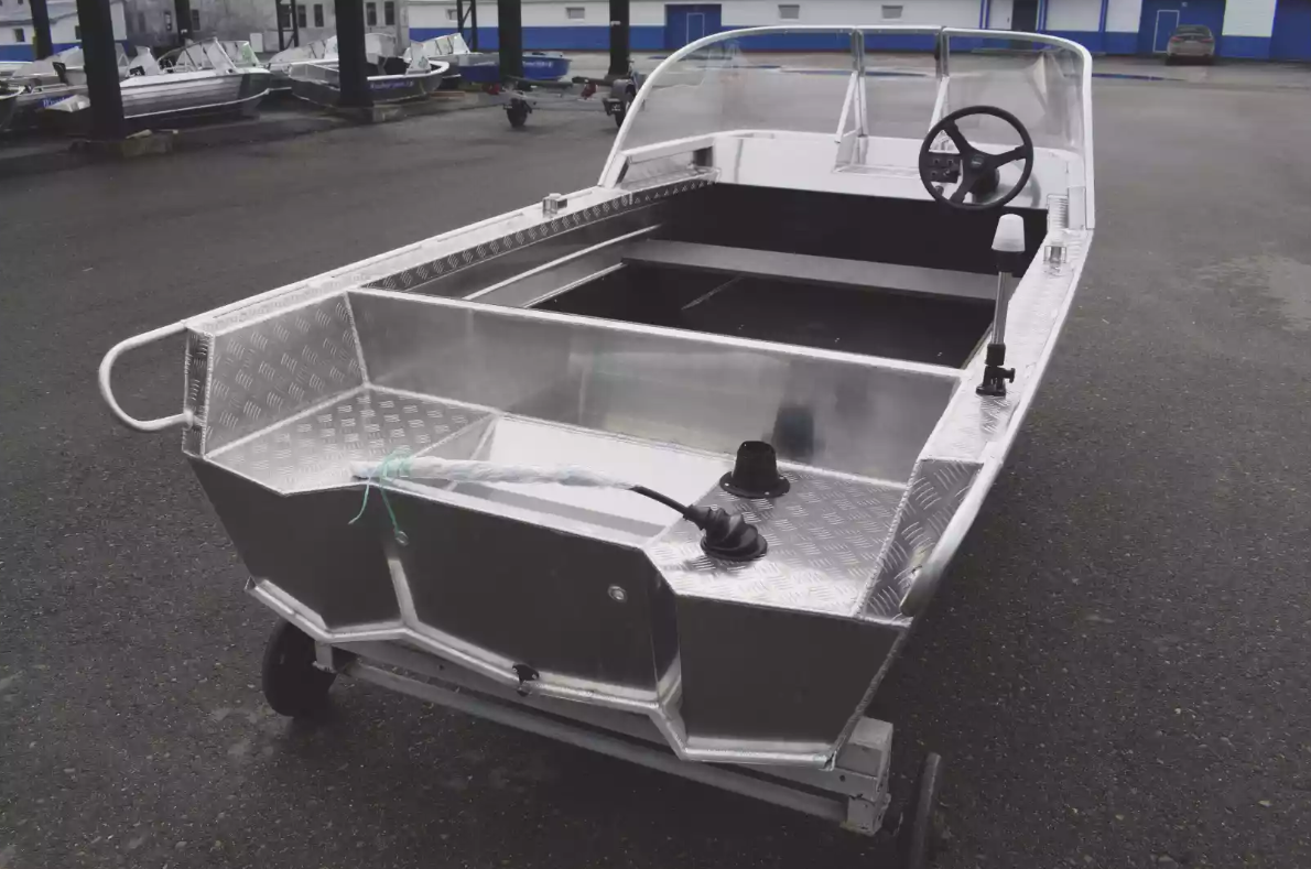 Алюминиевый катер Wyatboat-390 Pro в Рязани