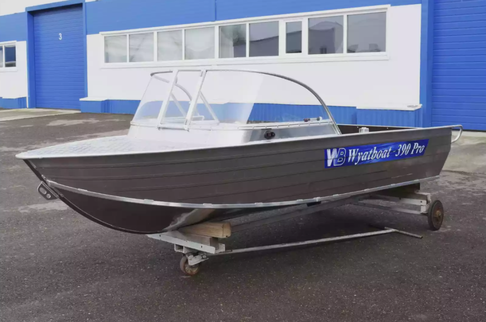 Алюминиевая лодка Wyatboat-390 Pro в Рязани