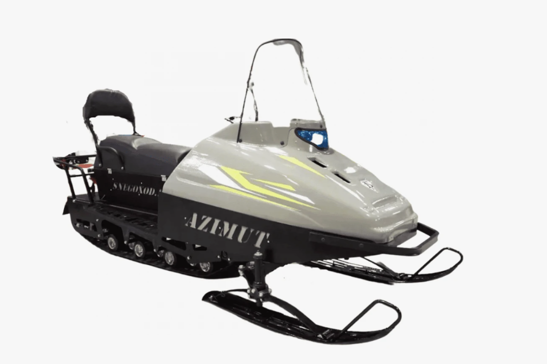 Миниснегоход Бурлак Азимут 20 л.с. , эл.запуск, реверс, тормоз гидравл, капот серый в Рязани