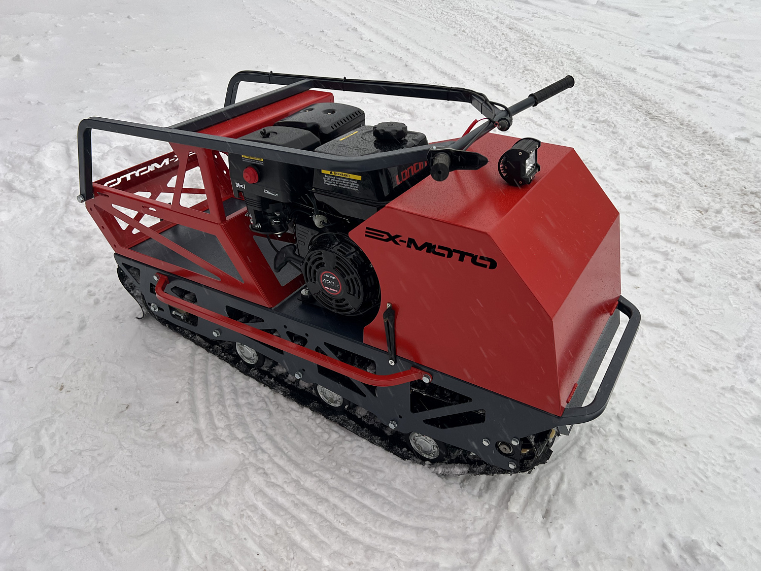 Мотобуксировщик EX-MOTO SNOWDOG S500 15л.с в Рязани