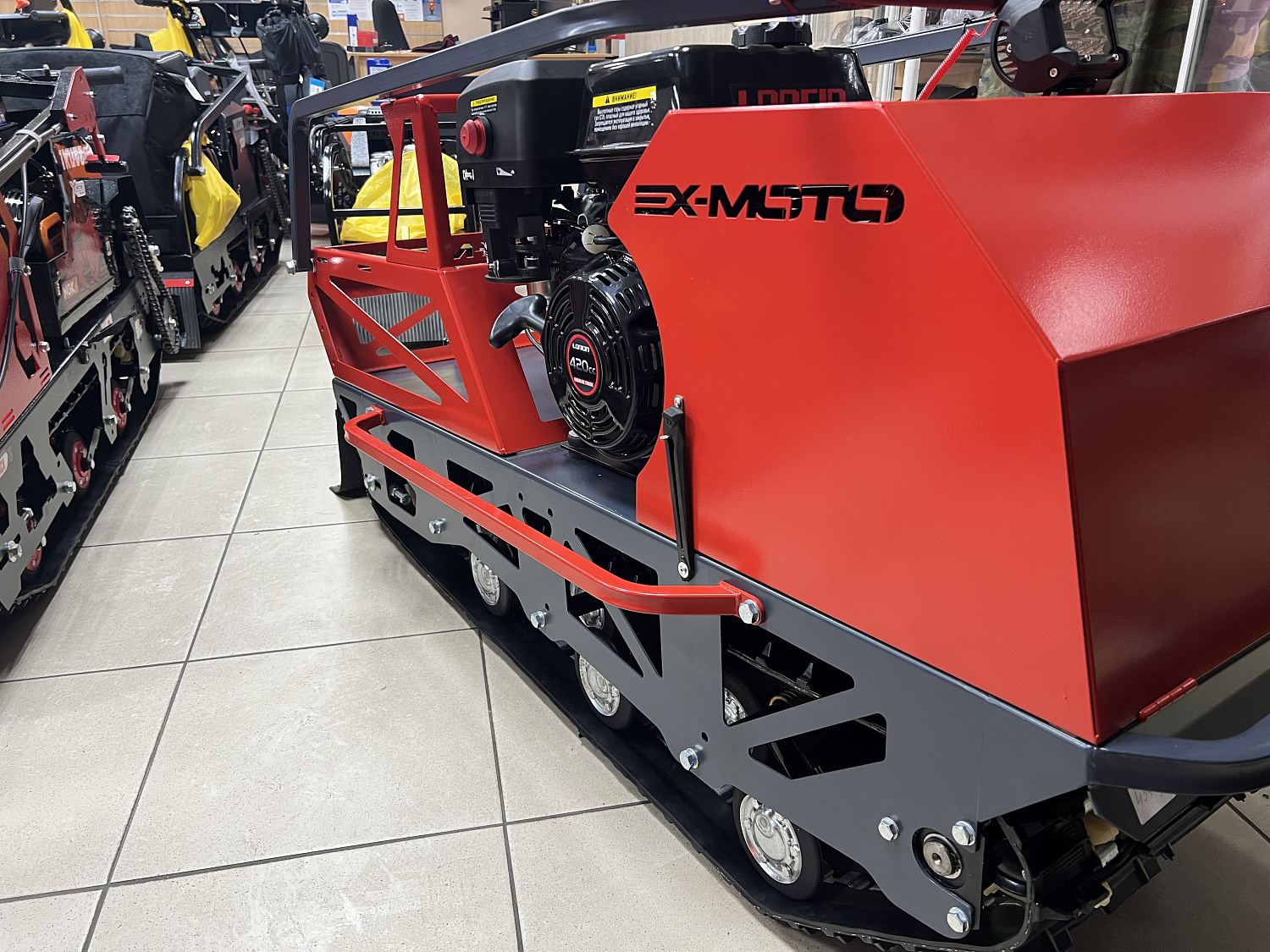 Мотобуксировщик EX-MOTO SNOWDOG S500 15л.с в Рязани