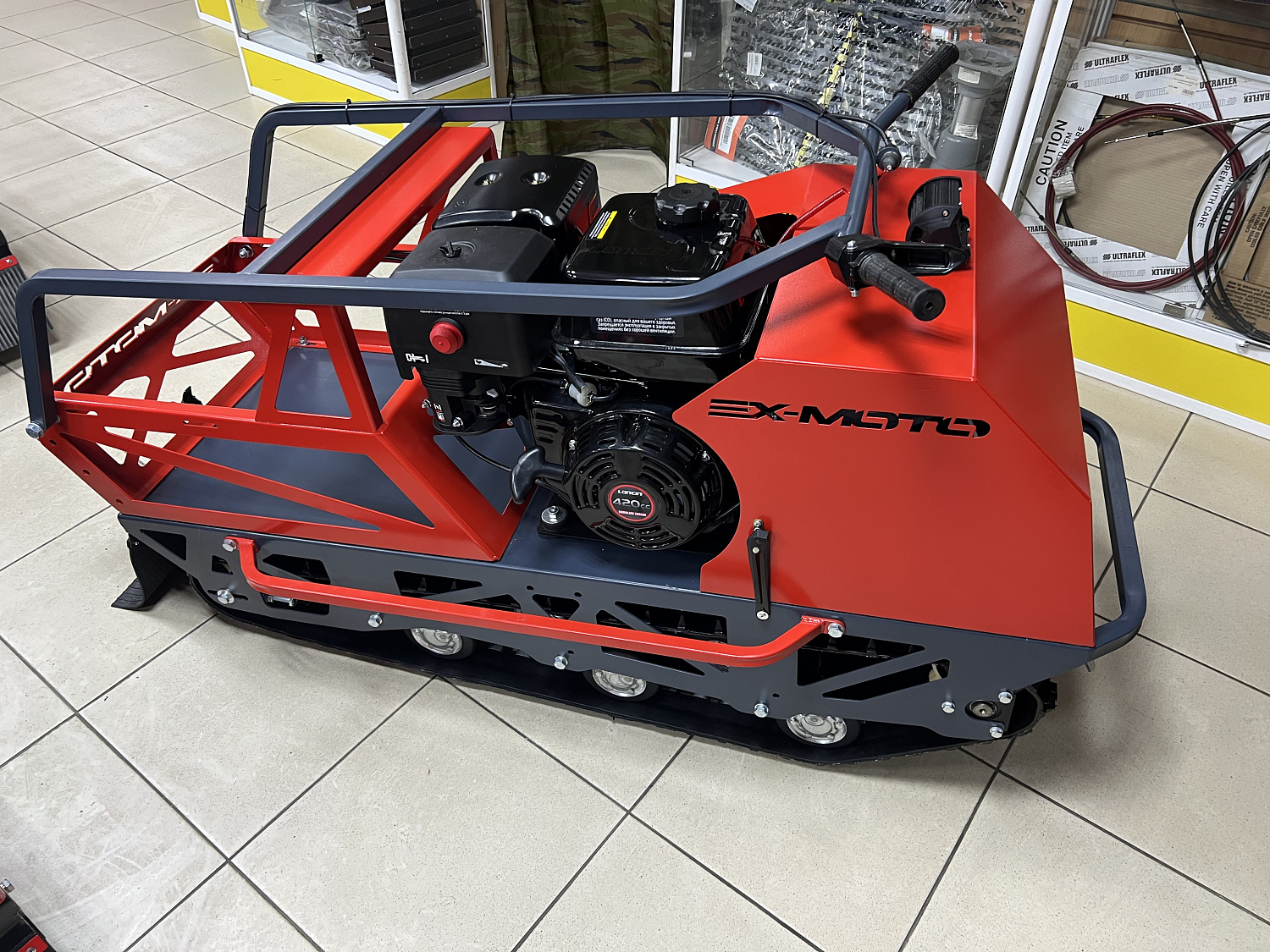 Мотобуксировщик EX-MOTO SNOWDOG S500 15л.с в Рязани