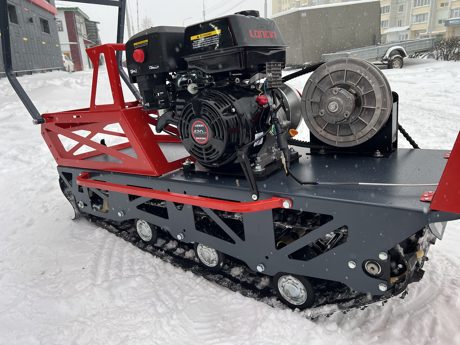 Мотобуксировщик EX-MOTO SNOWDOG S500 15л.с в Рязани