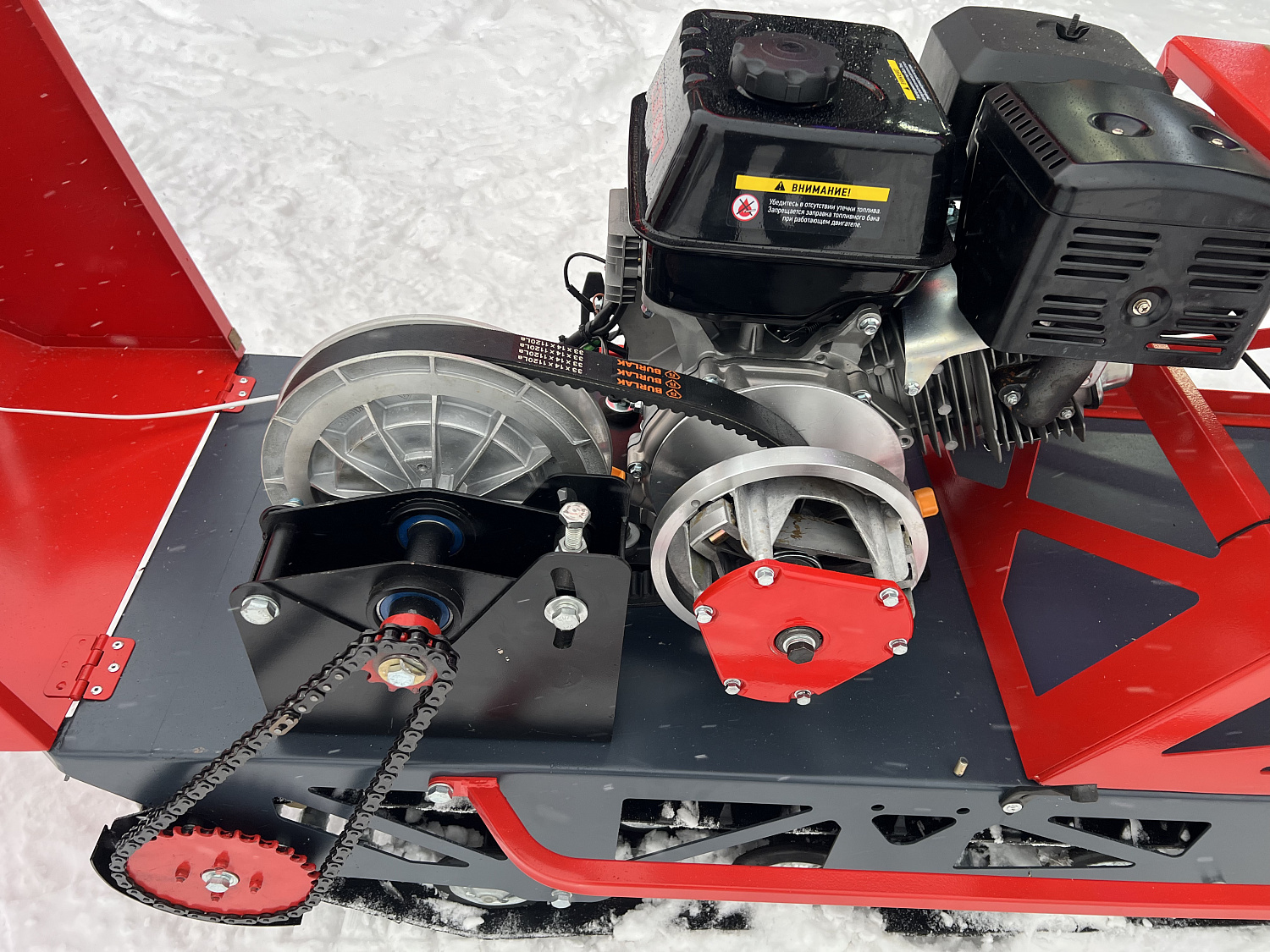 Мотобуксировщик EX-MOTO SNOWDOG S500 15л.с в Рязани