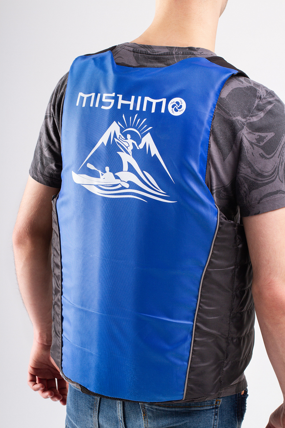 Жилет спасательный MISHIMO PRO Премиум качества Черно-синий в Рязани