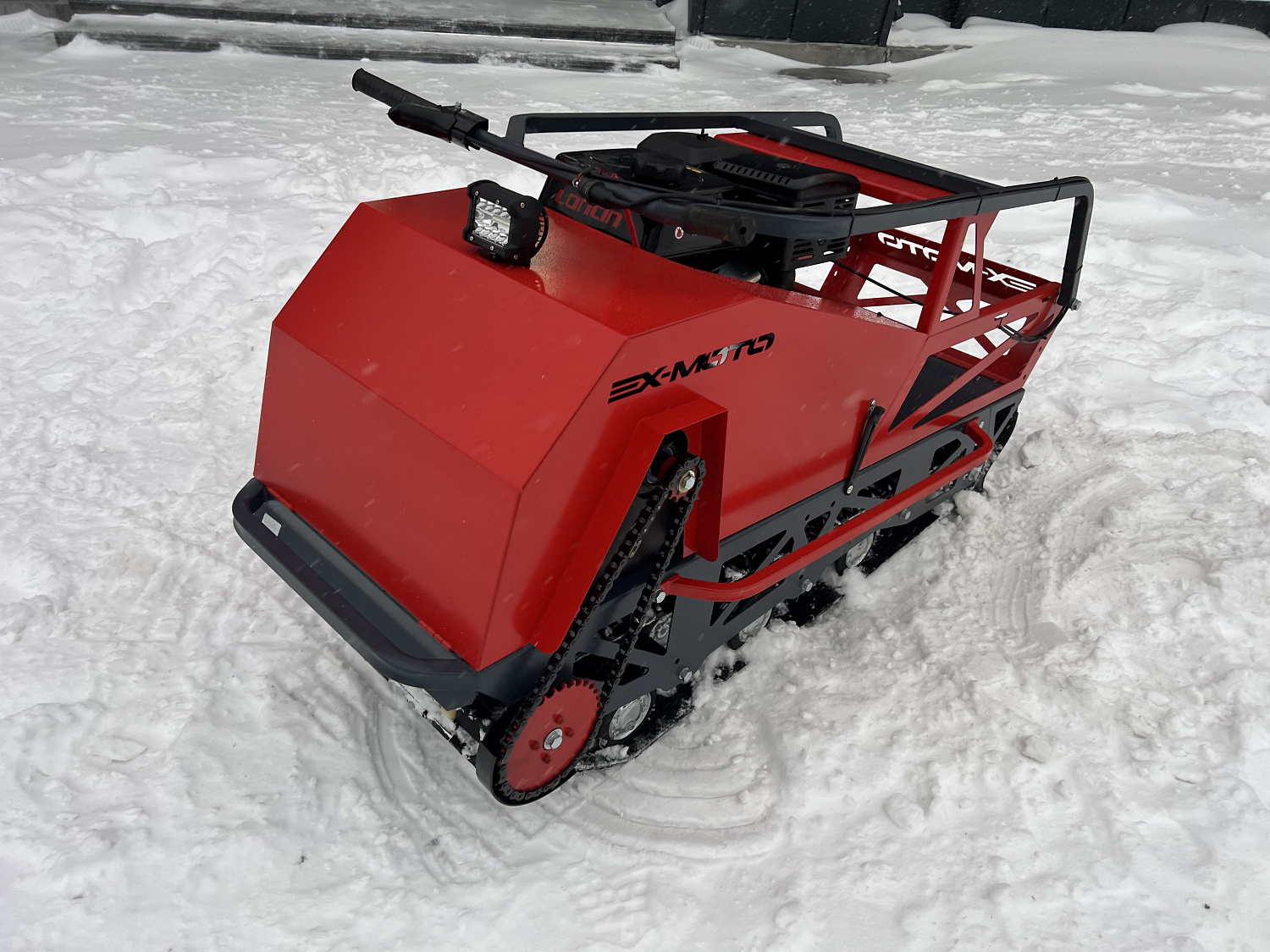 Мотобуксировщик EX-MOTO SNOWDOG S500 15л.с в Рязани