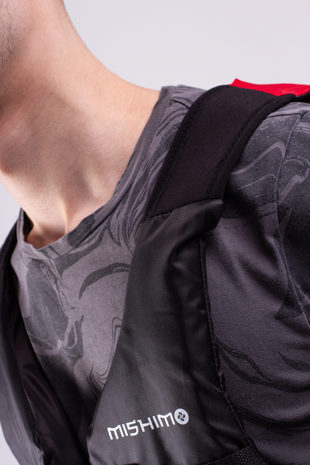 Жилет спасательный MISHIMO PRO Премиум качества Черно-красный в Рязани